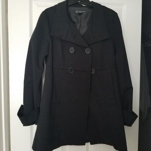 Black INC Pea Coat Size Medium